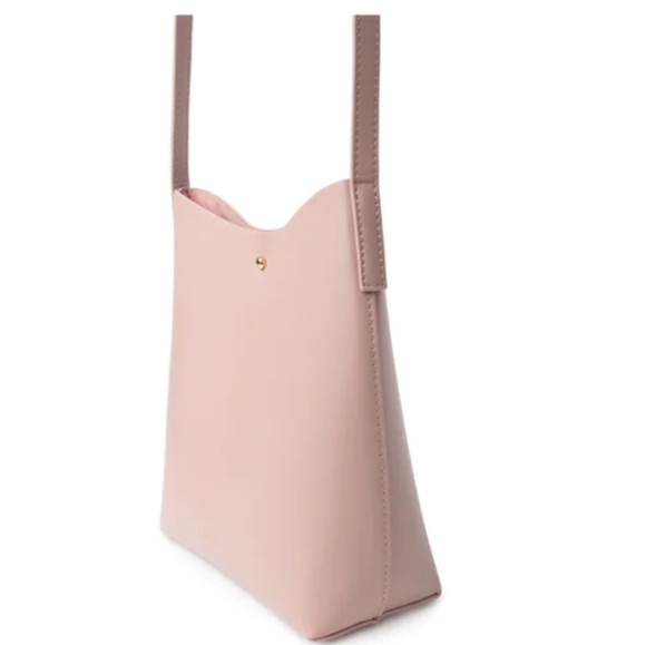 Samara Bags Samara Shoulder Bag Medium Crossbody Peony Pink Vegan Leather New Poshmark